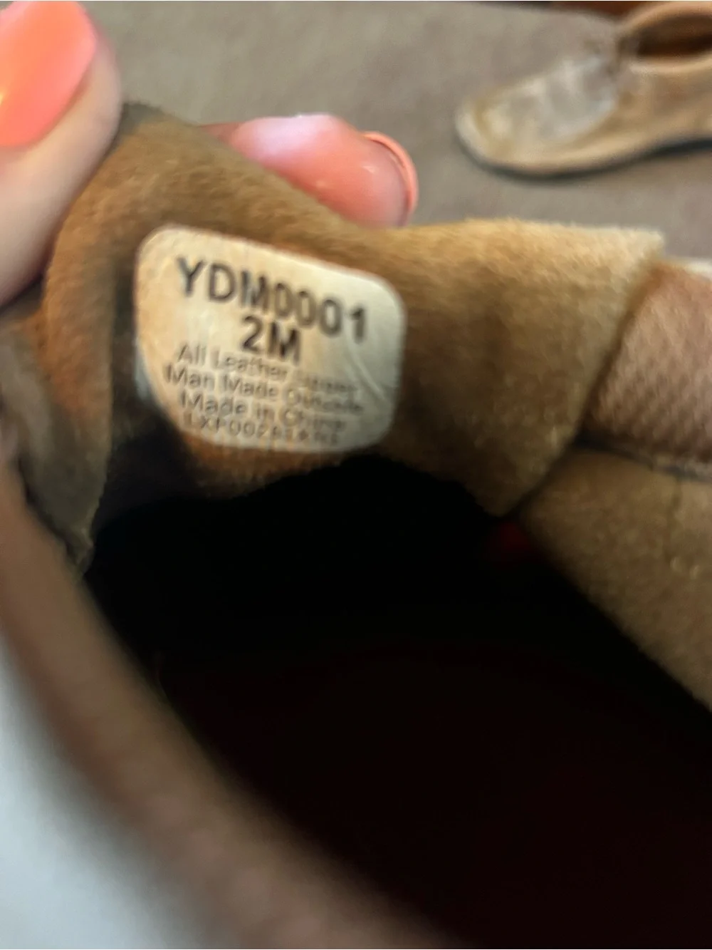 Twisted X Kids Moccasin Shoes in Light Brown Suede